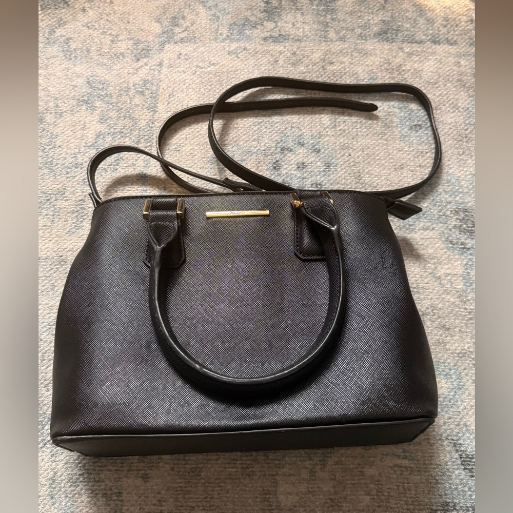 Aldo Classic Black Satchel